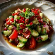Persian Shirazi Salad: Herbaceous & Tangy