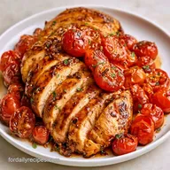 Balsamic Chicken Tomatoes in 45 Minutes