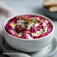 Beetroot Salad Dip Greek Yogurt for 4 Servings