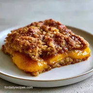 Peach Cobbler for 10 Servings