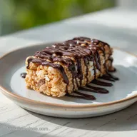 Butterfinger Rice Krispie Treat with Chocolate in 15 Minutes