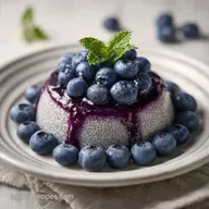 Chia Pudding with Berries: Coconut Milk