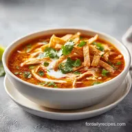 Chicken Enchilada Soup Recipe in 30 Minutes