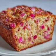 Cinnamon Sugar Rhubarb Bread: Tender