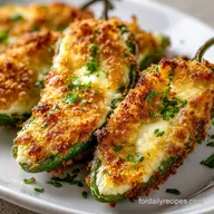 Crispy and Cheesy Jalape&ntilde;o Popper Recipe for Oven or Air Fryer: Crispy Baked