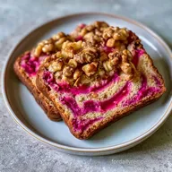 Crunchy Walnut Rhubarb Bread: Healthy and Tart