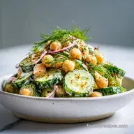 Incredible Ultimate Cucumber Chickpea Dill Salad