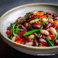 Dense Bean Salad Recipe: High Protein & Fiber