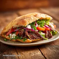 Easy Greek Gyro Bread Recipe for 8 Servings