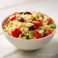 Easy Orzo Pasta Salad: Zesty and Fresh