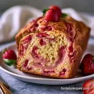Easy Strawberry Rhubarb Bread: Buttery and Tangy