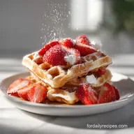 Belgian Waffles Recipe: Crispy Baked for 10 People