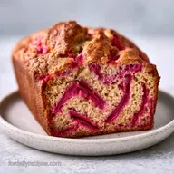 Healthy Yogurt Rhubarb Bread for 8