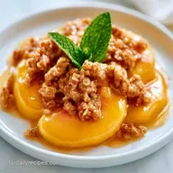 Oatmeal Peach Crisp for 8 Servings