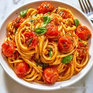 One Pot Tomato Basil Pasta in 20 Minutes