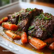 Chuck Roast in the Oven for 6 Servings
