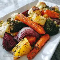 Oven Roasted Vegetables Crispy Baked