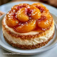 Peach Cobbler Cheesecake Bars for 12