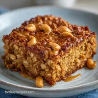 Peanut Butter Baked Oatmeal: Meal Prep