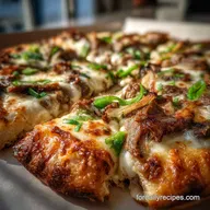 Philly Cheesesteak Pizza: Crispy Baked