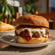 Pizza Burger Burger Pan-Seared for 27 Minutes