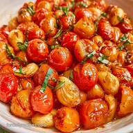 Roasted Cherry Tomatoes with Garlic