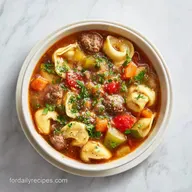 Sausage Tortellini Soup in 30 Minutes