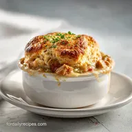 Chicken Cobbler with Cheddar Biscuits: Baked in 60 Minutes