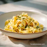 Velvety Garlic Butter Pasta Recipe