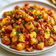 Skillet Breakfast Scramble with Potatoes