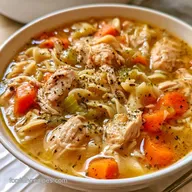 Slow Cooker Chicken Noodle Soup for 8