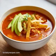 Slow Cooker Chicken Tortilla Soup: Silky