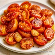 Slow Roasted Tomatoes with Garlic