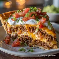 Taco Pie Recipe: Crispy Baked