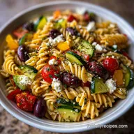 Vegan Greek Pasta Salad Recipe