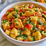 Vegetable Egg Scramble in 15 Minutes