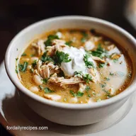 White Chili Recipe with Creamy Finish