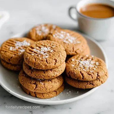 Peanut Butter Cookie with Sea Salt in 13 Minutes Recipe Card