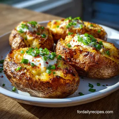 Air Fryer Baked Potatoes: Crispy Baked in 50 Min