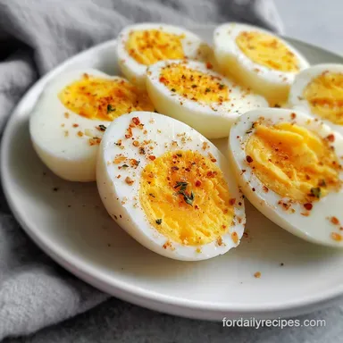 Air Fryer Hard Boiled Eggs: Exact Time and Temp Recipe Card
