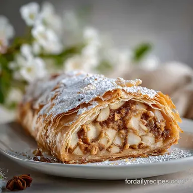 Apple Strudel Recipe: Crispy Baked Perfection