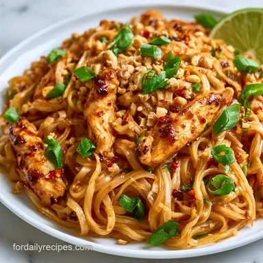 Chicken Pad Thai in 35 Minutes