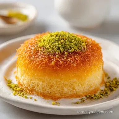 Authentic Kunafa Recipe for 8 Servings Recipe Card