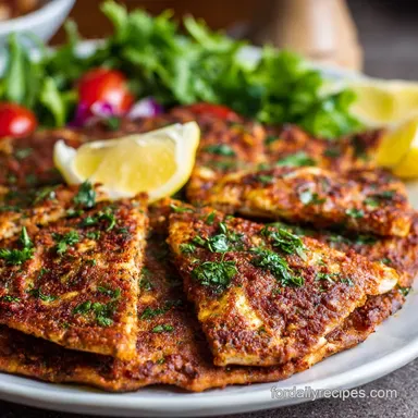 Authentic Lahmacun Recipe for 8 Servings
