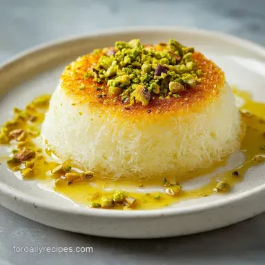 Middle Eastern Knafeh Recipe: Crispy, Gooey Dessert