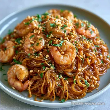 Shrimp Pad Thai for 2 Servings