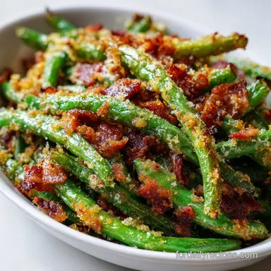Baked Green Beans Recipe: Crispy Baked