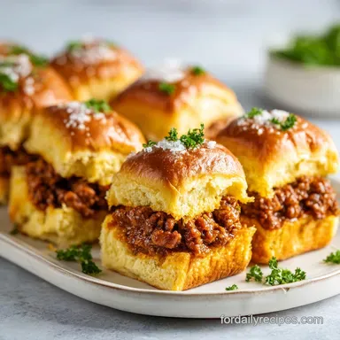 Sloppy Joe Sliders in 30 Minutes: Savory Beef on Hawaiian Rolls