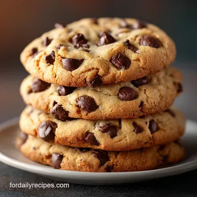 Chocolate Chip Cookies: The Ultimate Chewy Bakery Style Recipe Recipe Card