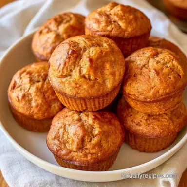 Banana Wheat Muffins in 32 Minutes Recipe Card